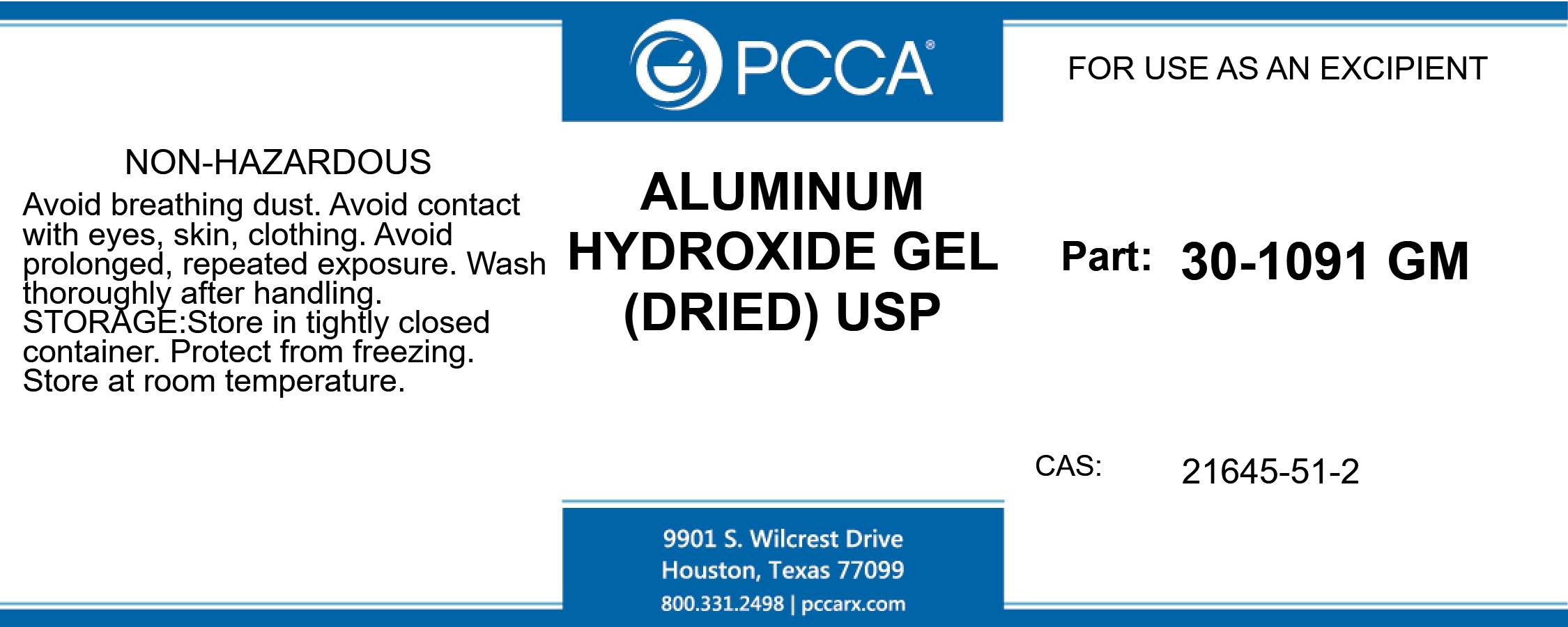 ALUMINUM HYDROXIDE GEL (DRIED) USP PCCA