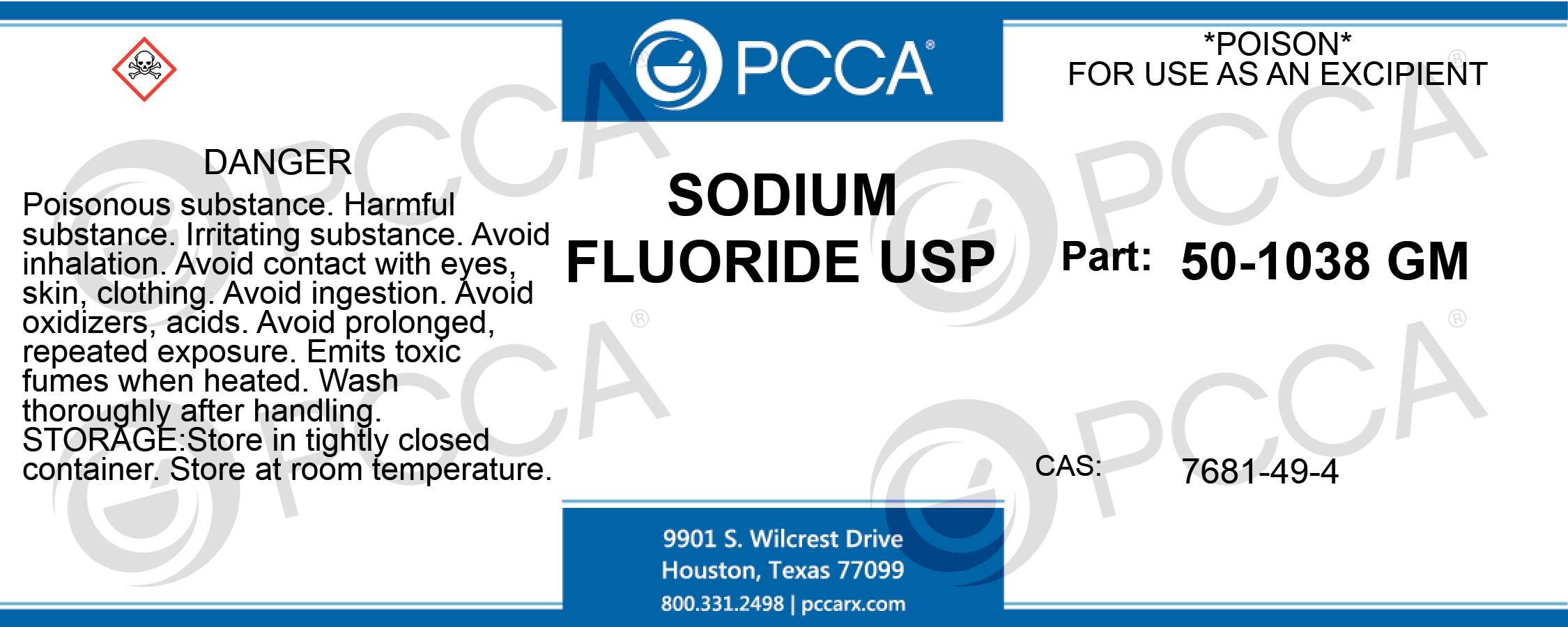 SODIUM FLUORIDE USP PCCA