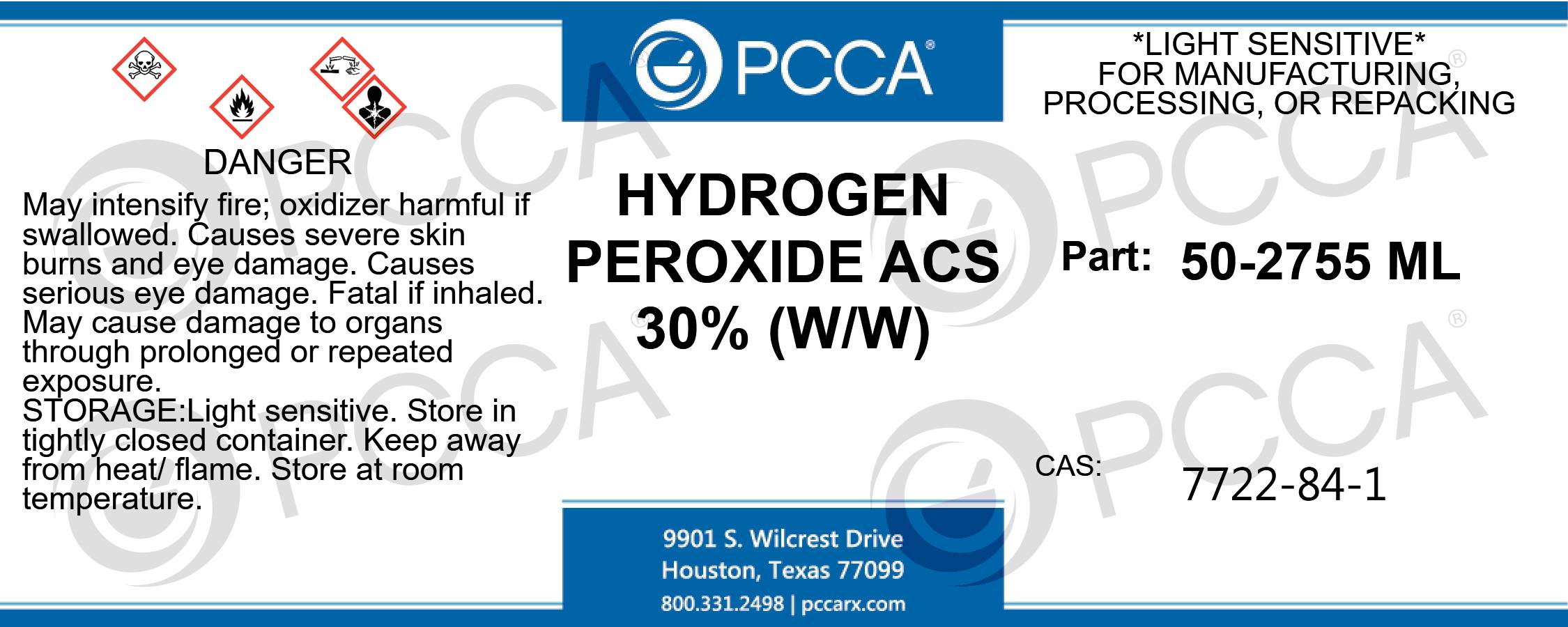 Hydrogen Peroxide Acs 30 W Pcca