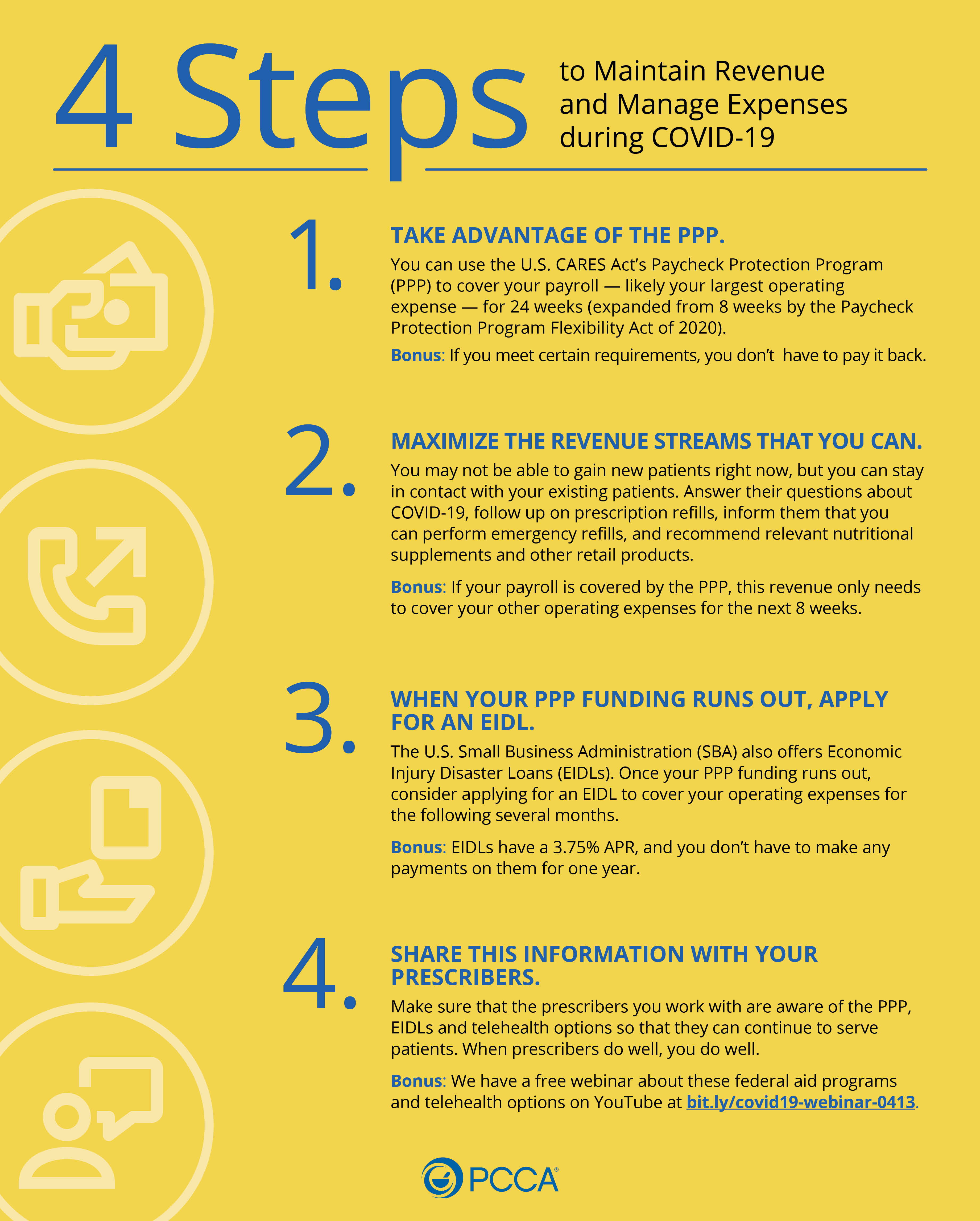 The Pcca Blog 4 Steps To Maintain Revenue And Manage Expenses D