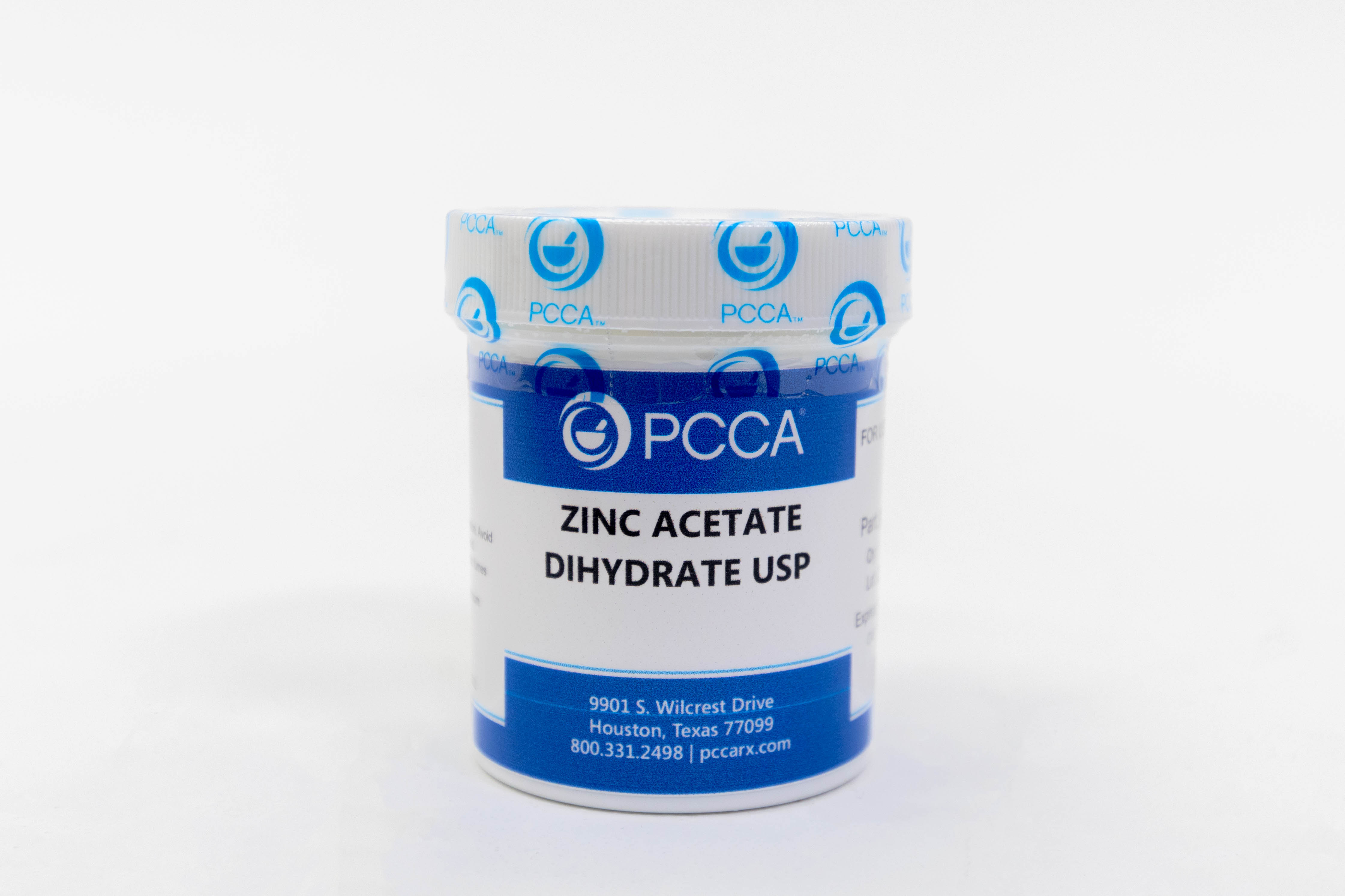 ZINC ACETATE DIHYDRATE USP PCCA