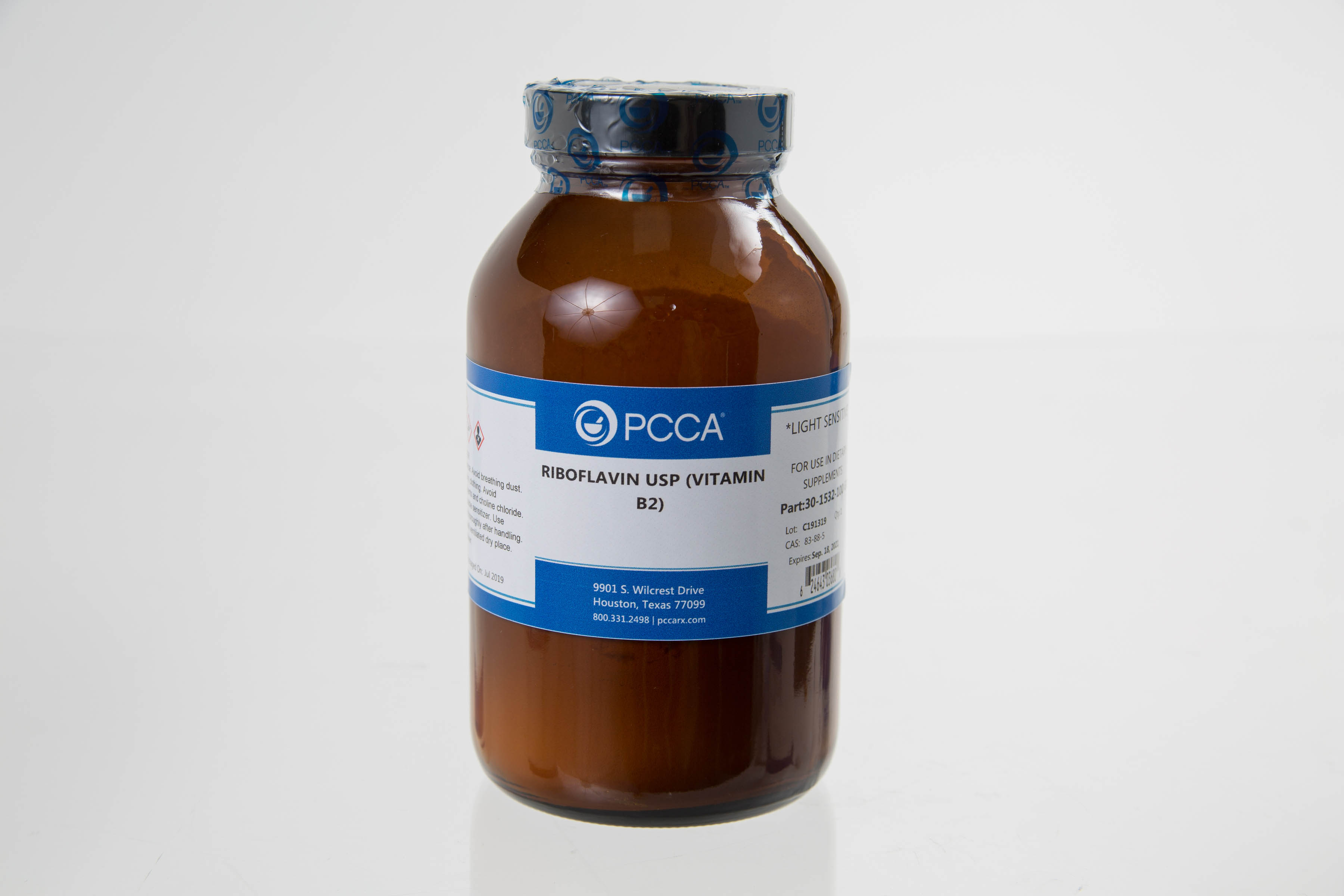 RIBOFLAVIN USP (VITAMIN B2) PCCA