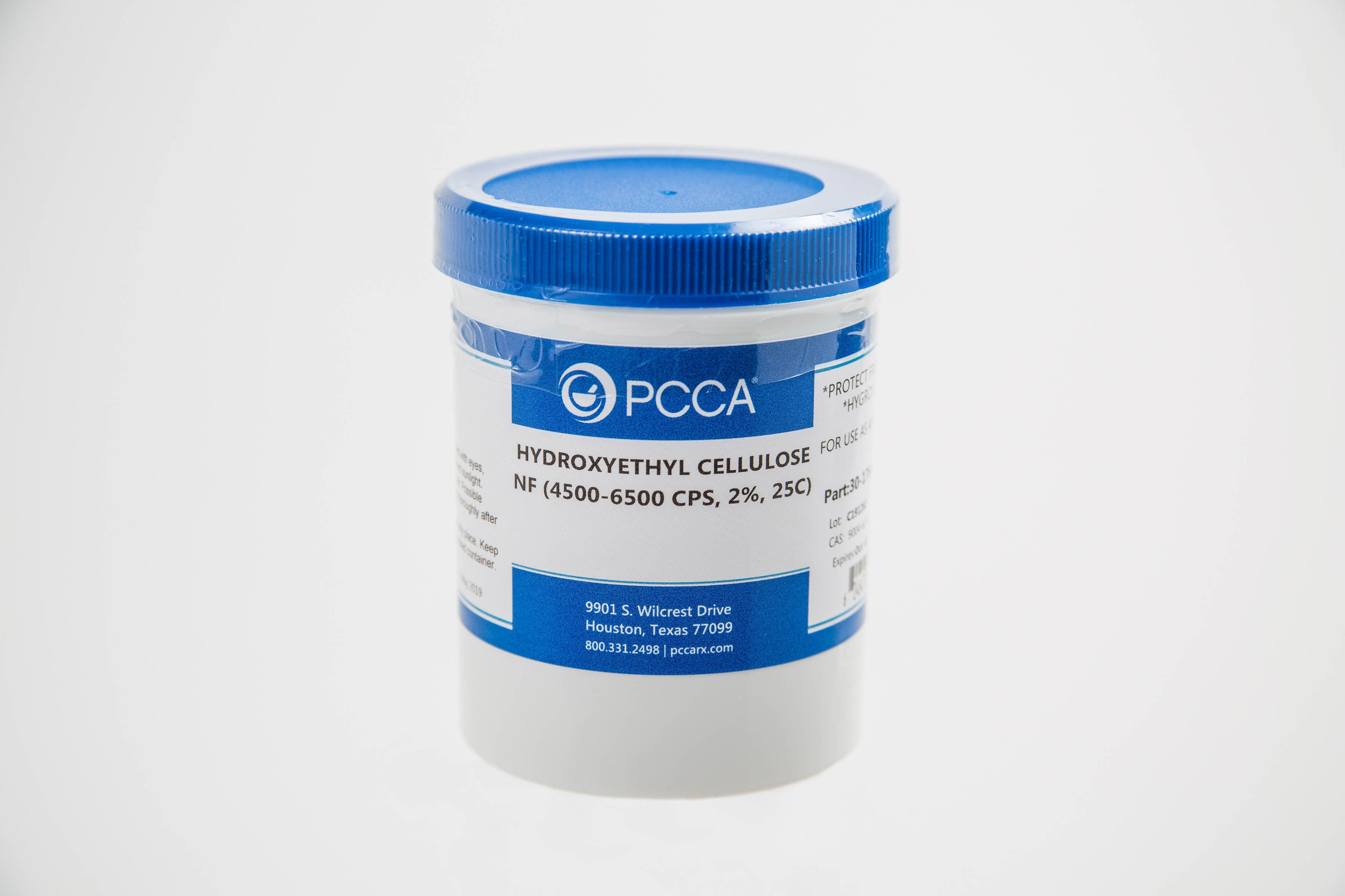 HYDROXYETHYL CELLULOSE NF (45006500 CPS, 2, 25C) PCCA