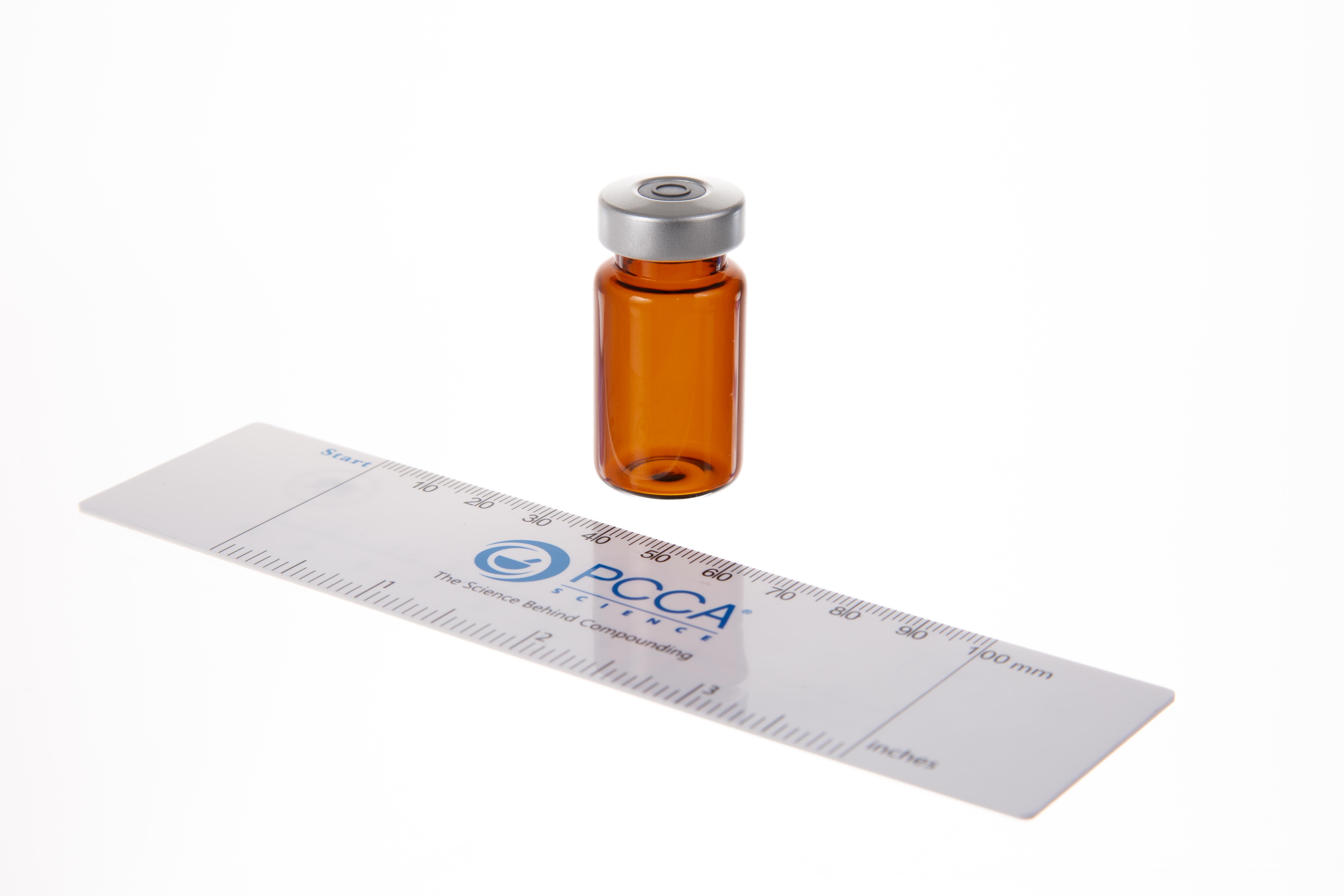 SERUM BOTTLE STERILE AMBER, GLASS 5 ML PCCA